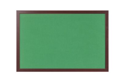Bi-Office Earth-It Green Felt Noticeboard Cherry Wood Frame 2400x1200mm – FB8644653