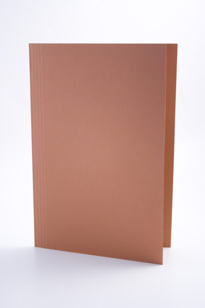 Guildhall Square Cut Folder Manilla Foolscap 250gsm Orange (Pack 100) – FS250-ORGZ