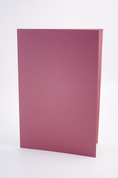Guildhall Square Cut Folder Manilla Foolscap 250gsm Pink (Pack 100) – FS250-PNKZ