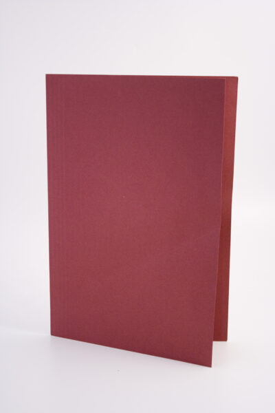 Guildhall Square Cut Folder Manilla Foolscap 250gsm Red (Pack 100) – FS250-REDZ