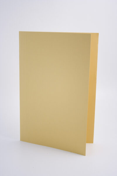 Guildhall Square Cut Folder Manilla Foolscap 250gsm Yellow (Pack 100) – FS250-YLWZ