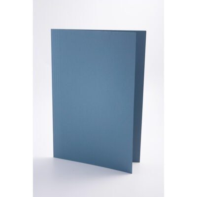Guildhall Square Cut Folders Manilla Foolscap 315gsm Blue (Pack 100) – FS315-BLUZ