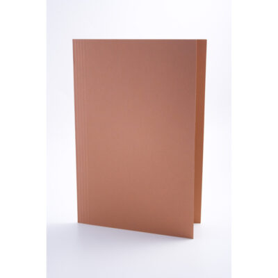 Guildhall Square Cut Folders Manilla Foolscap 315gsm Orange (Pack 100) - FS315-ORGZ