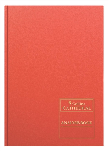 Collins Cathedral Petty Cash Book Casebound A4 3 Debit 9 Credit 96 Pages Red 69/3/9.1 - 811252
