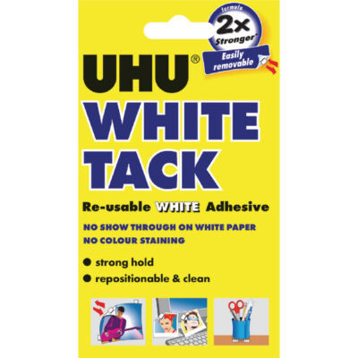 UHU White Tack Handy Pack (Pack 12) – 3-42196