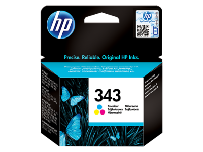 HP 343 Tricolour Standard Capacity Ink Cartridge 7ml - C8766E