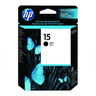 HP 15 Black Standard Capacity Ink Cartridge 25ml - C6615D