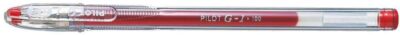 Pilot G-105 Gel Rollerball Pen 0.5mm Tip 0.32mm Line Red (Pack 12) - 101202