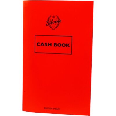 Silvine Cash Book 159x99mm 72 Pages Red (Pack 24) – 042C
