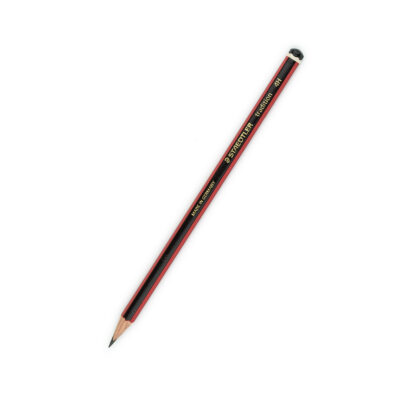 Staedtler 110 Tradition 4H Pencil Red/Black Barrel (Pack 12) – 110-4H