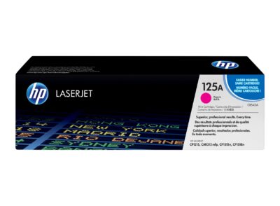 HP 125A Magenta Standard Capacity Toner 1.4K pages for HP Color LaserJet CM1312/CP1215/CP1514/CP1515/CP1518 - CB543A