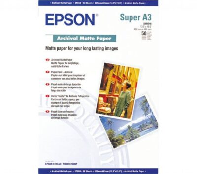 Epson A3 Plus Archival Matte Paper 50 Sheets – C13S041340
