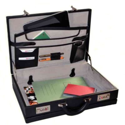 Monolith Expanding Attache Case PVC Black 2350