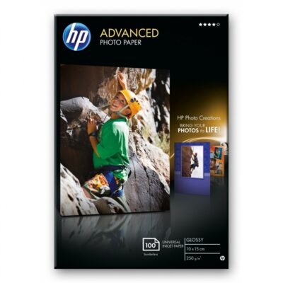 HP Glossy Photo Paper 10x15cm Pack 100 – Q8692A