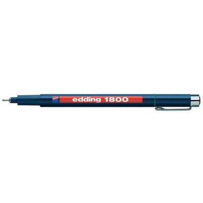 edding 1800 Profipen Fineliner Pen 0.50mm Line Black (Pack 10) – 4-180005001