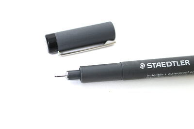 Staedtler Pigment Liner Pen 0.3mm Line Black (Pack 10) – 30803-9