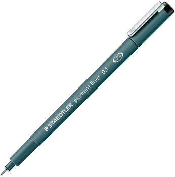 Staedtler Pigment Liner Pen 0.1mm Line Black (Pack 10) – 30801-9