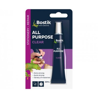Bostik All Purpose Adhesive 20ml Clear (Pack 6) – 30813296