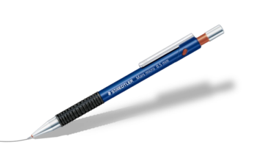 Staedtler Marsmicro Mechanical Pencil B 0.5mm Lead Blue Barrel (Pack 10) – 77505
