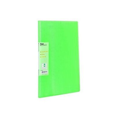 Pentel Recycology A4 Vivid Display Book 30 Pocket Green (Pack 10) - DCF343D