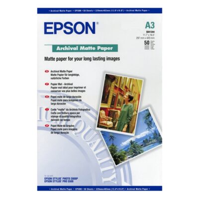 Epson A3 Archival Matte Paper 50 Sheets – C13S041344