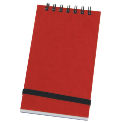 Silvine 76x127mm Wirebound Pressboard Cover Notebook 192 Pages Red (Pack 12) - 194