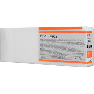 Epson C13T636A00 WT7900 Orange UltraChrome HDR 700ml Ink Cartridge