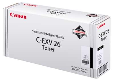 Canon EXV26BK Black Standard Capacity Toner Cartridge 6k pages - 1660B006