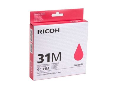 Ricoh GC31M Magenta Standard Capacity Gel Ink Cartridge 1.56k pages for GXE3350N – 405690