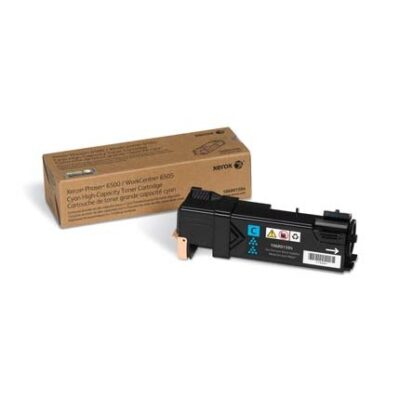 Xerox Cyan Standard Capacity Toner Cartridge 1k pages for 6500 6505 - 106R01591