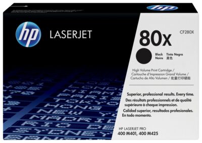 HP 80X Black High Yield Toner 6.9K pages for HP LaserJet Pro M401/M425 - CF280X