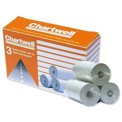 Chartwell Digital Tachograph Rolls (Pack 3) – DPROLLZ