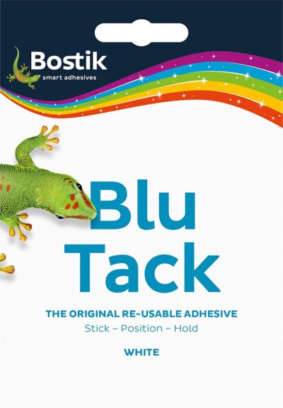 Bostik Blu Tack Mastic Adhesive Non-toxic White (Pack 12) – 30803836