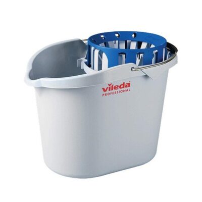 Vileda Supermop Bucket With Funnel Wringer 10 Litre Blue – 0907045
