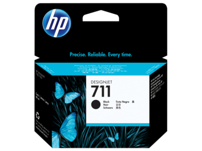 HP 711 Black Standard Capacity Ink Cartridge 80ml - CZ133A