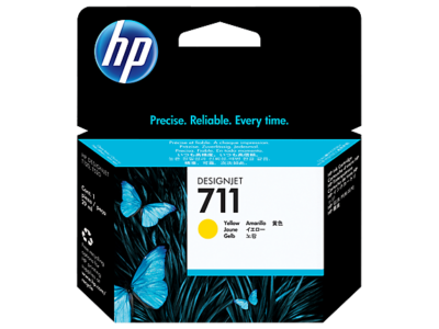 HP 711 Yellow Standard Capacity Ink Cartridge 29ml - CZ132A