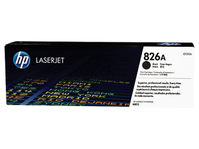 HP 826A Black Standard Capacity Toner 29K pages for HP Color LaserJet Enterprise M855 - CF310A