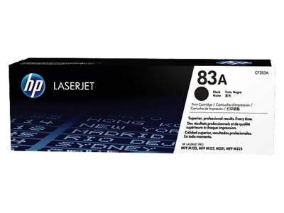 HP 83A Black Standard Capacity Toner 1.5K pages for HP LaserJet Pro M201/M125/M127/M225 - CF283A