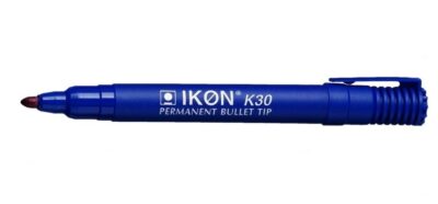 ValueX Permanent Marker Bullet Tip 2mm Line Blue (Pack 10) - K30-03
