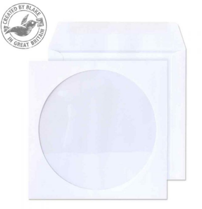 ValueX CD/DVD Envelope 125x125mm Window White (Pack 50) - 4210TUC/50