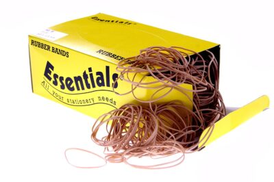 ValueX Rubber Elastic Band Assorted Sizes 454g Natural - RBASS/454/NAT