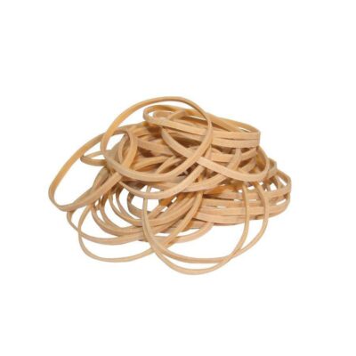 ValueX Rubber Elastic Band No 18 1.5mmx80mm 454g Natural - 25511