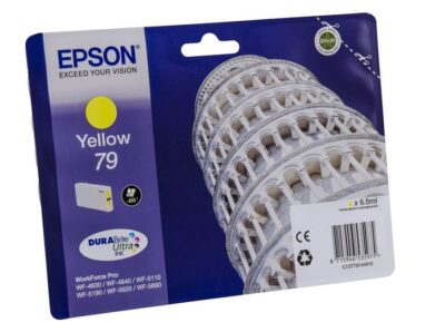 Epson 79 Tower of Pisa Yellow Standard Capacity Ink Cartridge 6.5ml - C13T79144010