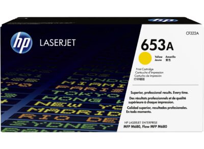 HP 653A Yellow Standard Capacity Toner 16.5K pages for HP Color LaserJet Enterprise M680 - CF322A