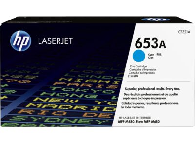 HP 653A Cyan Standard Capacity Toner 16.5K pages for HP Color LaserJet Enterprise M680 - CF321A