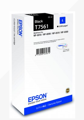 Epson T7561 Black Ink Cartridge 50ml - C13T756140