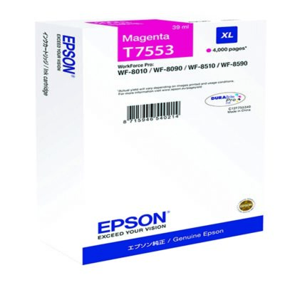 Epson T7553 Magenta Ink Cartridge 39ml - C13T755340