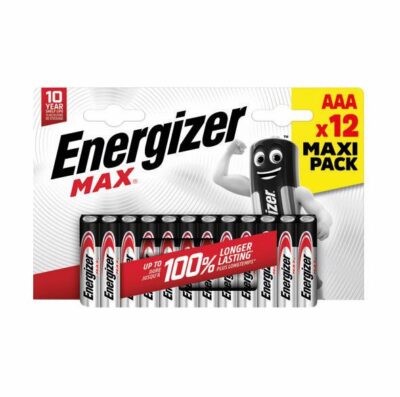 Energizer Max AAA Battery (Pack 12) – E3003323400