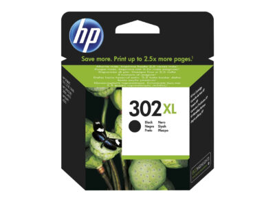 HP 302XL Black Standard Capacity Ink Cartridge 430 pages 8.5ml - F6U68AE