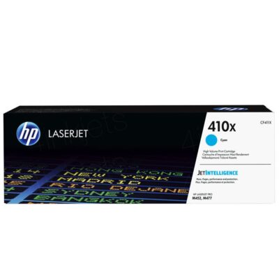 HP 410X Cyan High Yield Toner 5K pages for HP Color LaserJet Pro M377/M452/M477 - CF411X